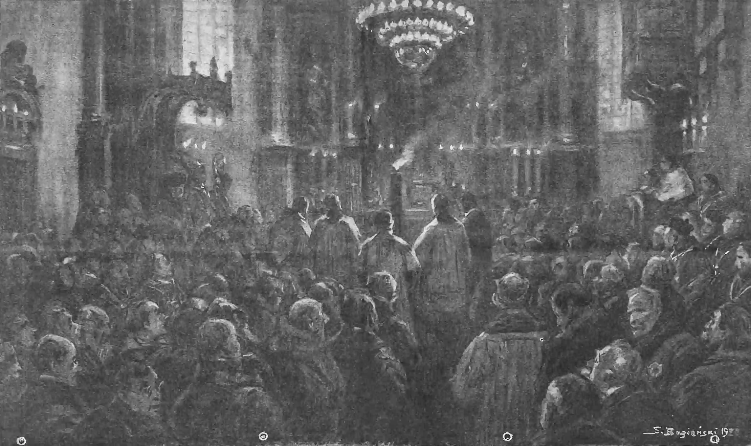 Pierwsze zapalenie Świecy Niepodległości w wolnej Polsce 1920