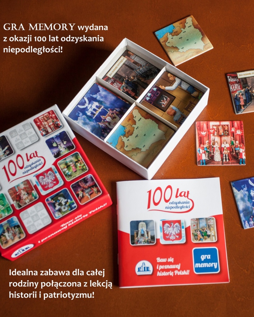 Gra Memory. 100 lat odzyskania niepodległości