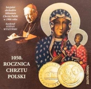 Złoty medal 1050. rocznica chrztu Polski