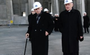 ostatnia wizyta-kardynała Glempa na budowie Świątyni Opatrzności Bożej