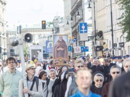 pielgrzymka z relikwiami św. brata Alberta