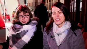 pani Natalia z córką Bogusią z Ukrainy