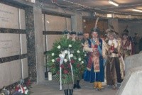 składanie wieńców w PWP