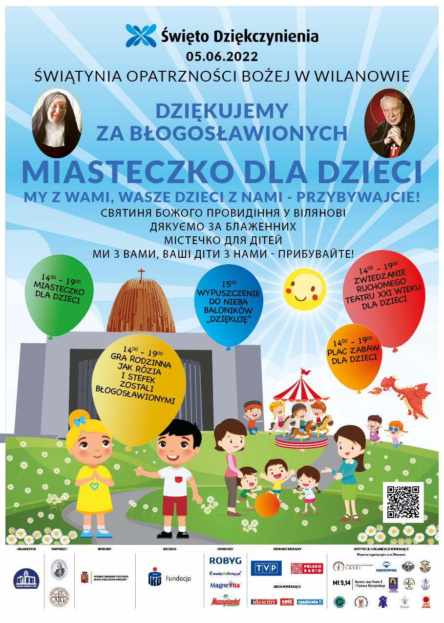 PLAKAT MIASTECZKA DLA DZIECI 2022