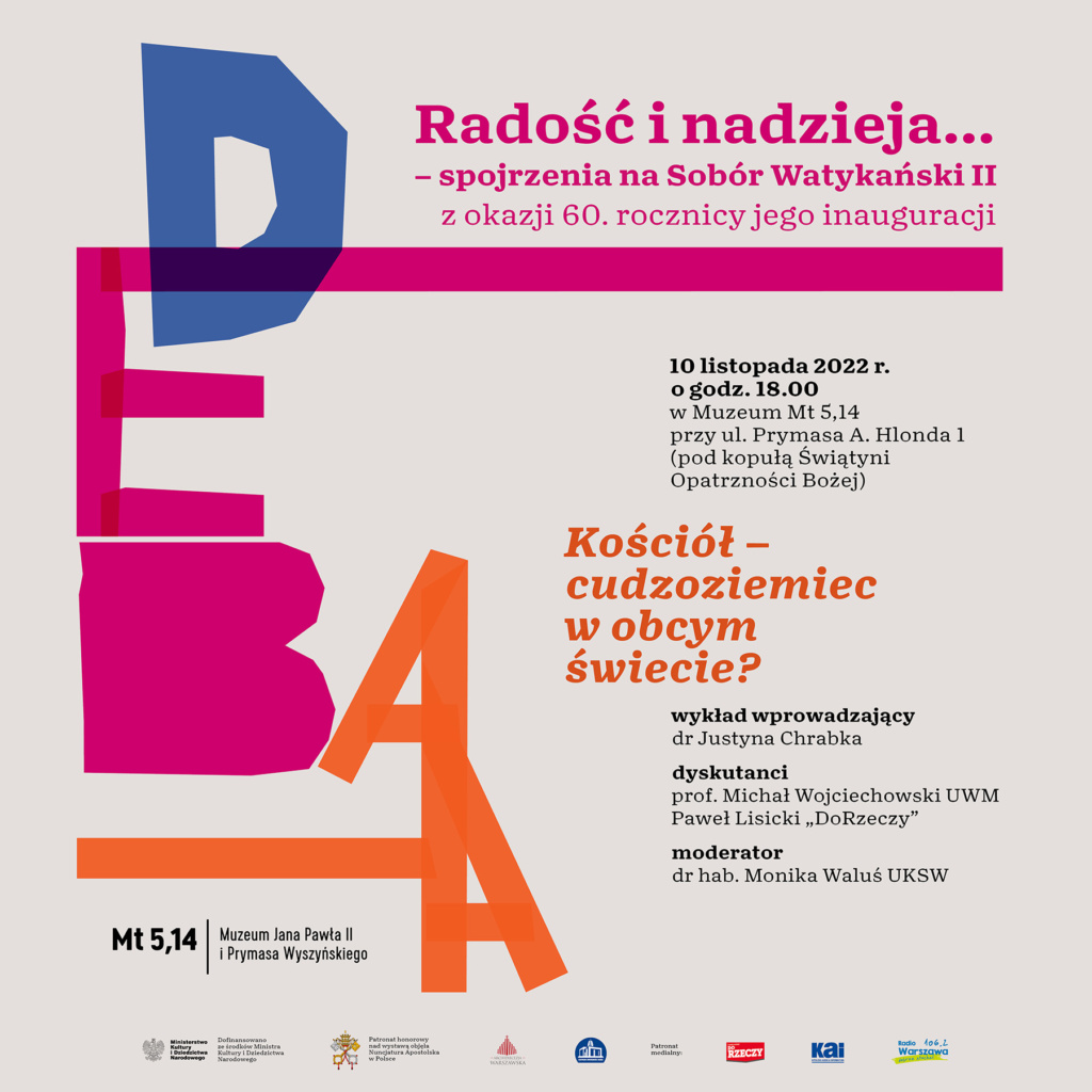 Radość i nadzieja. Kościół - cudzoziemiec w obcym świecie?