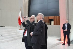 Wizyta Prezydenta Łotwy w Mauzoleum Prezydentów RP na Uchodźstwie