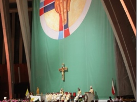 Msza św. za papieża Franciszka w 10. rocznicę wyboru w Sanktuarium Opatrzności Bożej