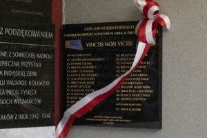 Odsłonięcie tablicy kapelanów katyńskich