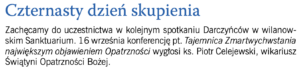 14.Dzień skupienia
