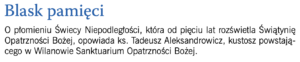Blask pamięci_o_Świecy Niepodległości