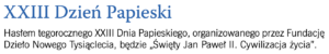 Dzień Papieski