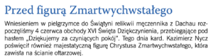 Odsłonięcie figury Chrystusa