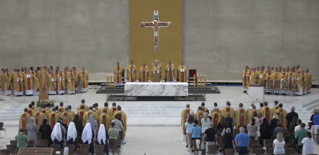 Odprawa katechetyczna 2023_2024 w Świątyni Opatrzności Bożej