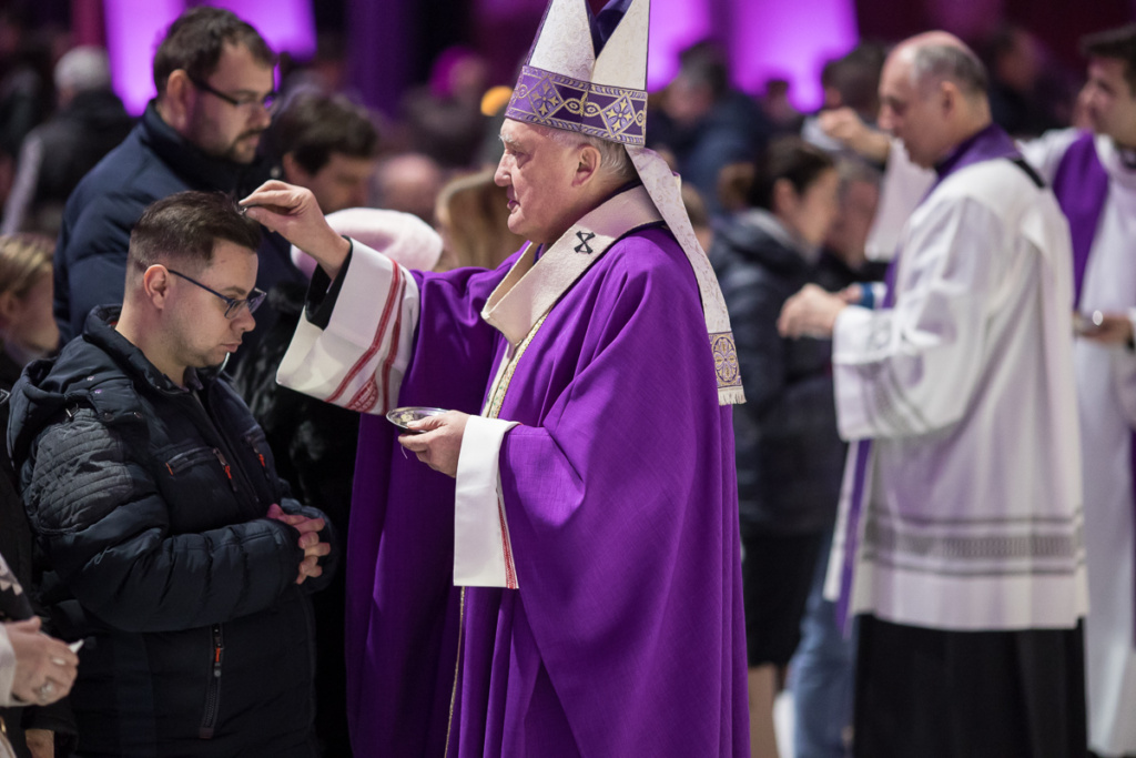 Kardynał Nycz Środa Popielcowa 2024