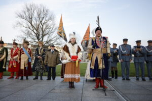 Bractwo Kurkowe przed Świątynią Opatrzności Bożej