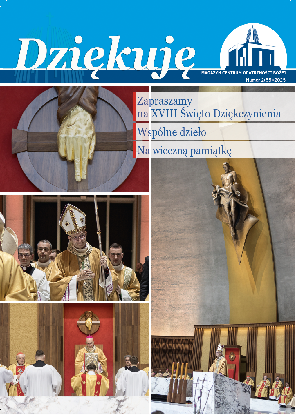 Okładka Magazynu Dziękuję nr 2(68) 2025