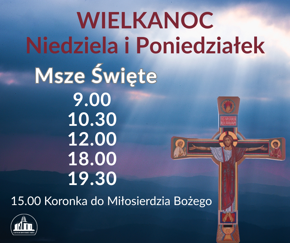 Program Mszy w Wielkanoc w Świątyni Opatrzności Bożej